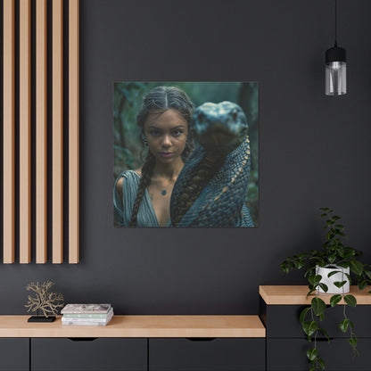 Enchantress of the Serpents | Custom Portrait with Your Photos