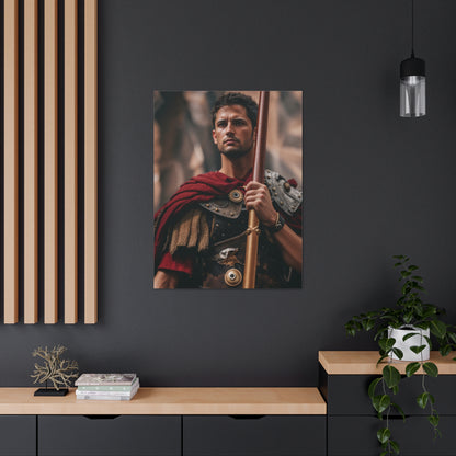 Heroic Warrior Portrait | Personalized Gift with Your Photos