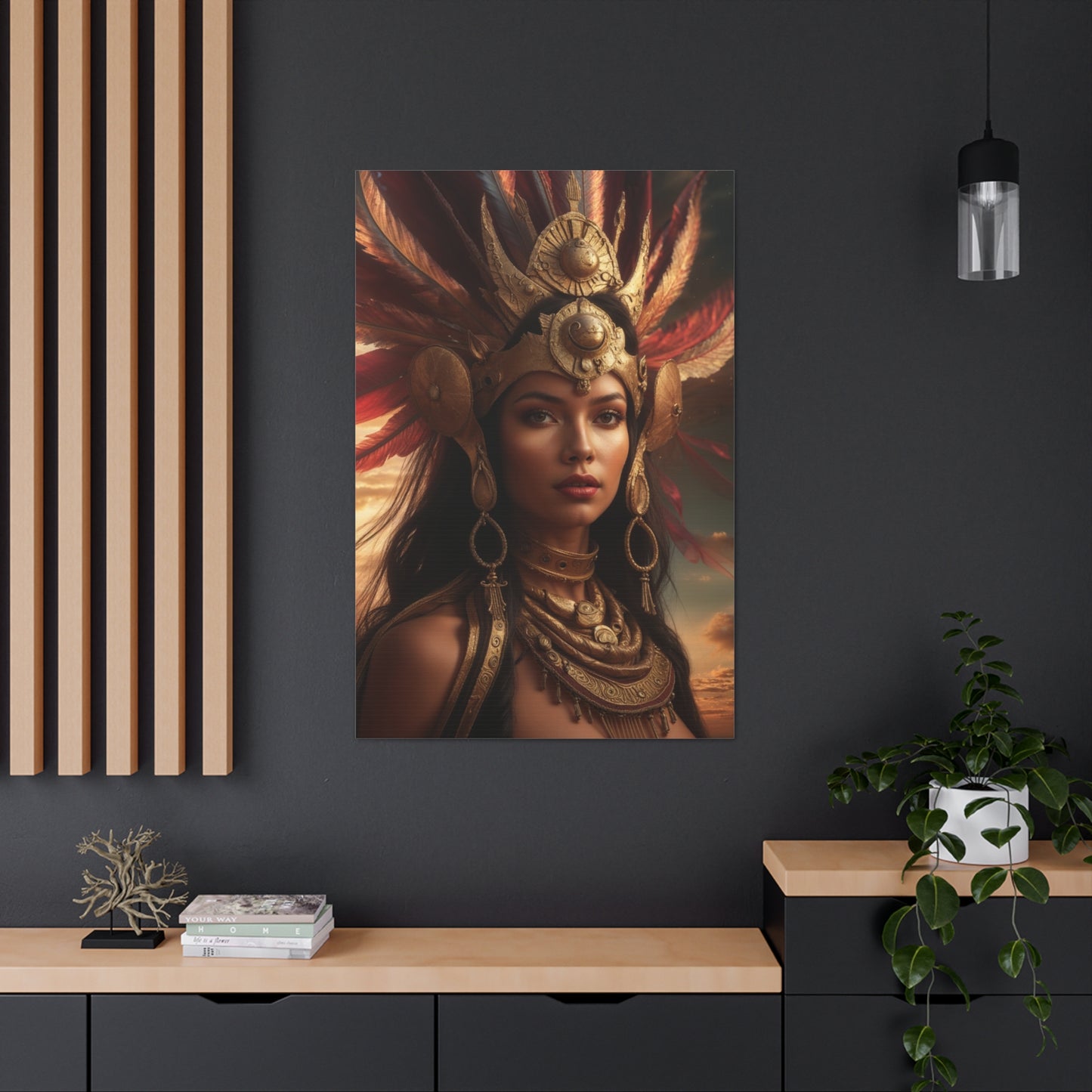 Aztec Empress | Custom Portrait with Your Photos