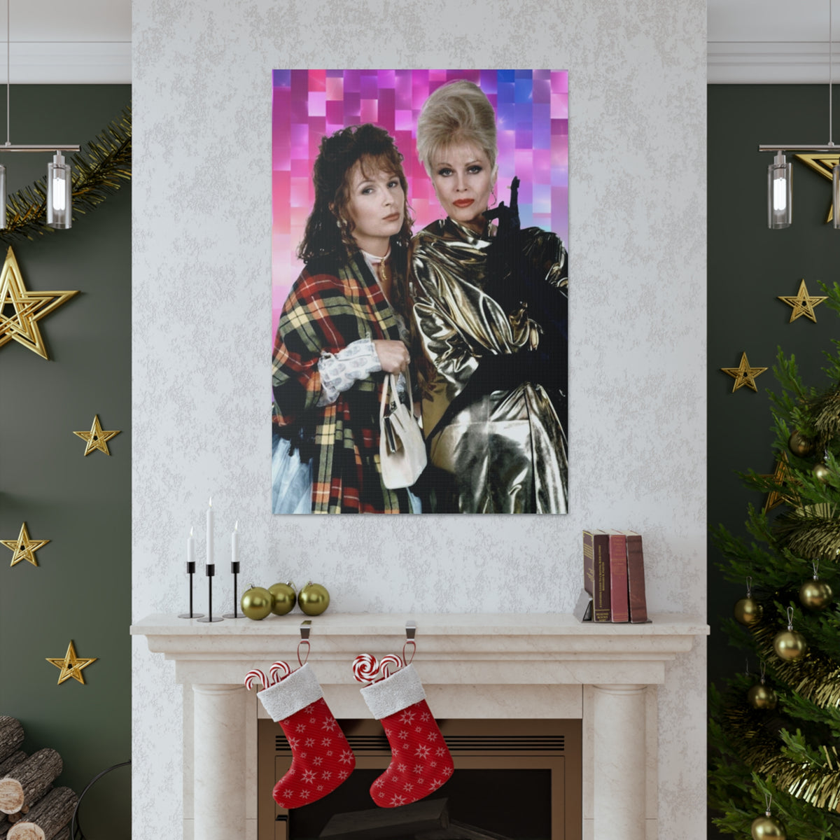Absolutely Fabulous Edina And Patsy | Custom Portrait with Your Photos