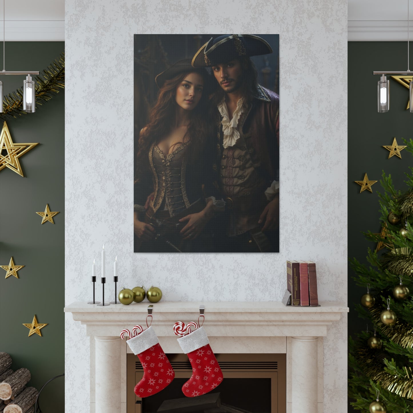 Pirate Couple | Custom Portrait with Your Photos