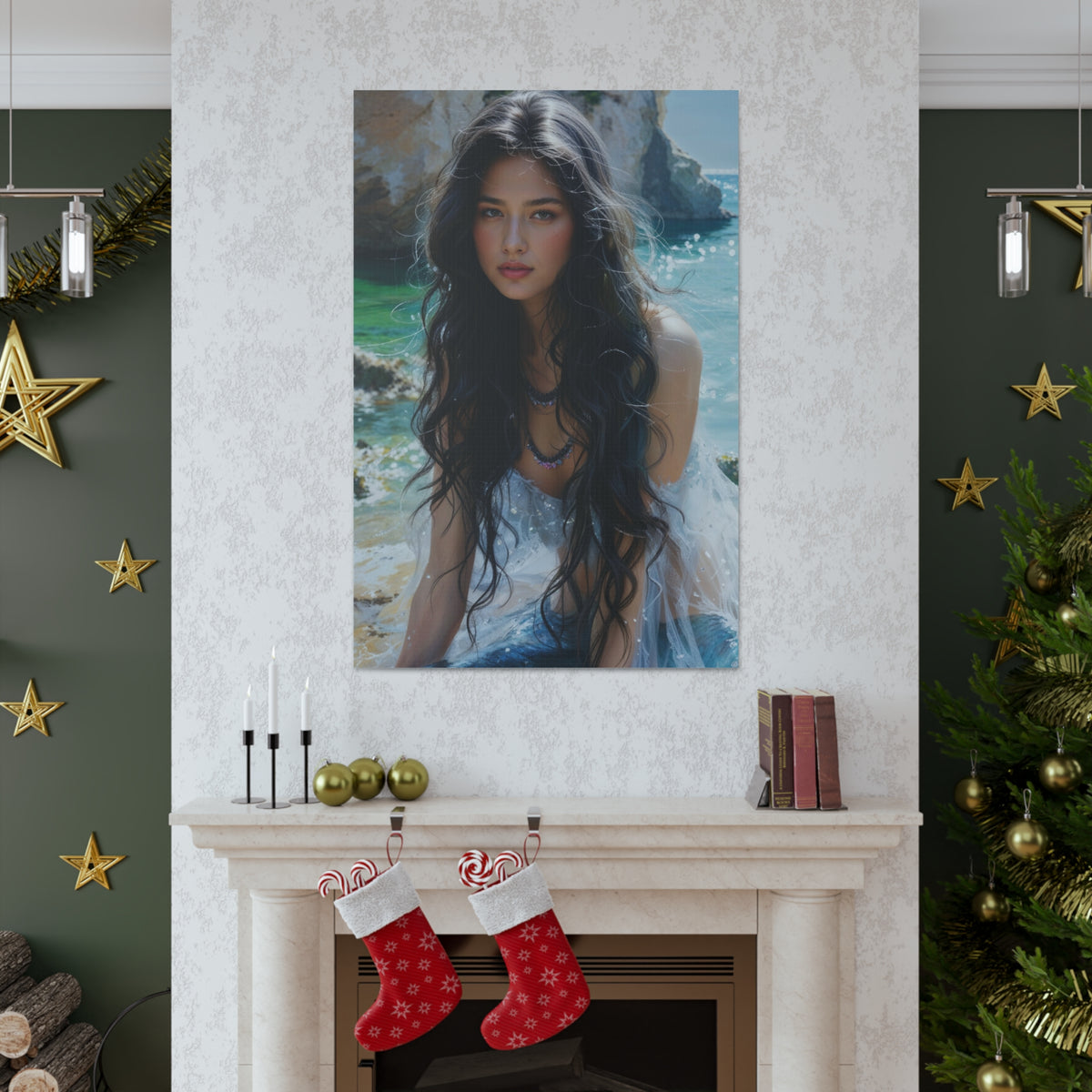 Mystic Mermaid Portrait | Custom Portrait with Your Photos