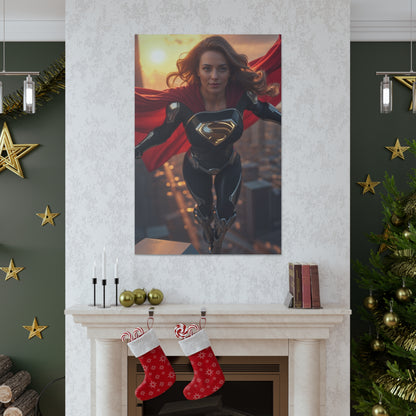 Skybound Hero Portrait | Custom Portrait with Your Photos