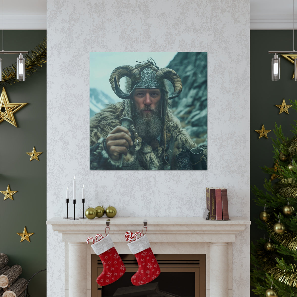 Viking Warlord | Custom Portrait with Your Photos