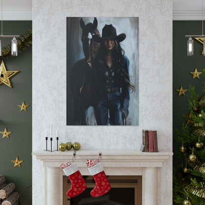 Cowgirl Spirit Portrait | Custom Portrait with Your Photos