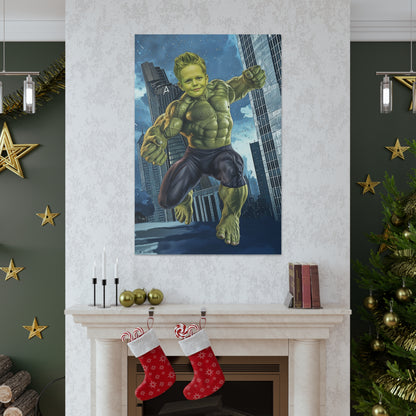 Incredible Hulk Power | Custom Portrait with Your Photos