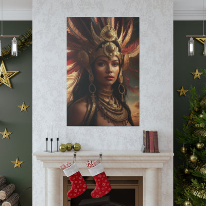 Aztec Empress | Custom Portrait with Your Photos