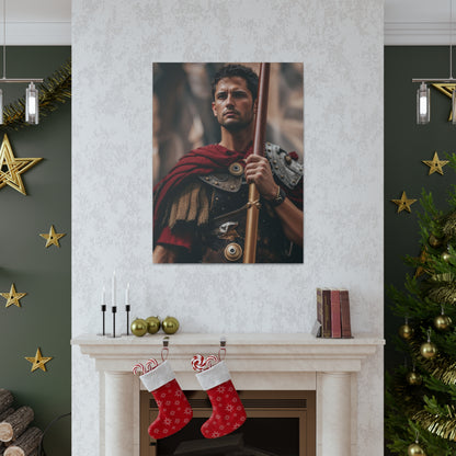Heroic Warrior Portrait | Personalized Gift with Your Photos