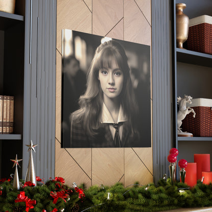 Vintage Schoolgirl | Custom Portrait with Your Photos