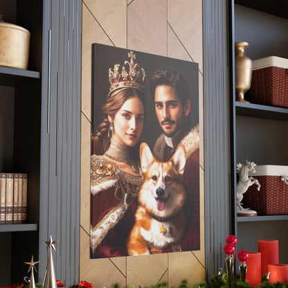 Regal Royal Companions | Custom Portrait with Your Photos