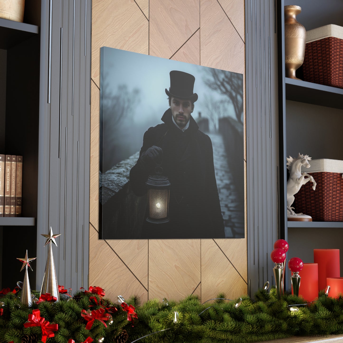 Shadowed Gentleman | Custom Portrait with Your Photos