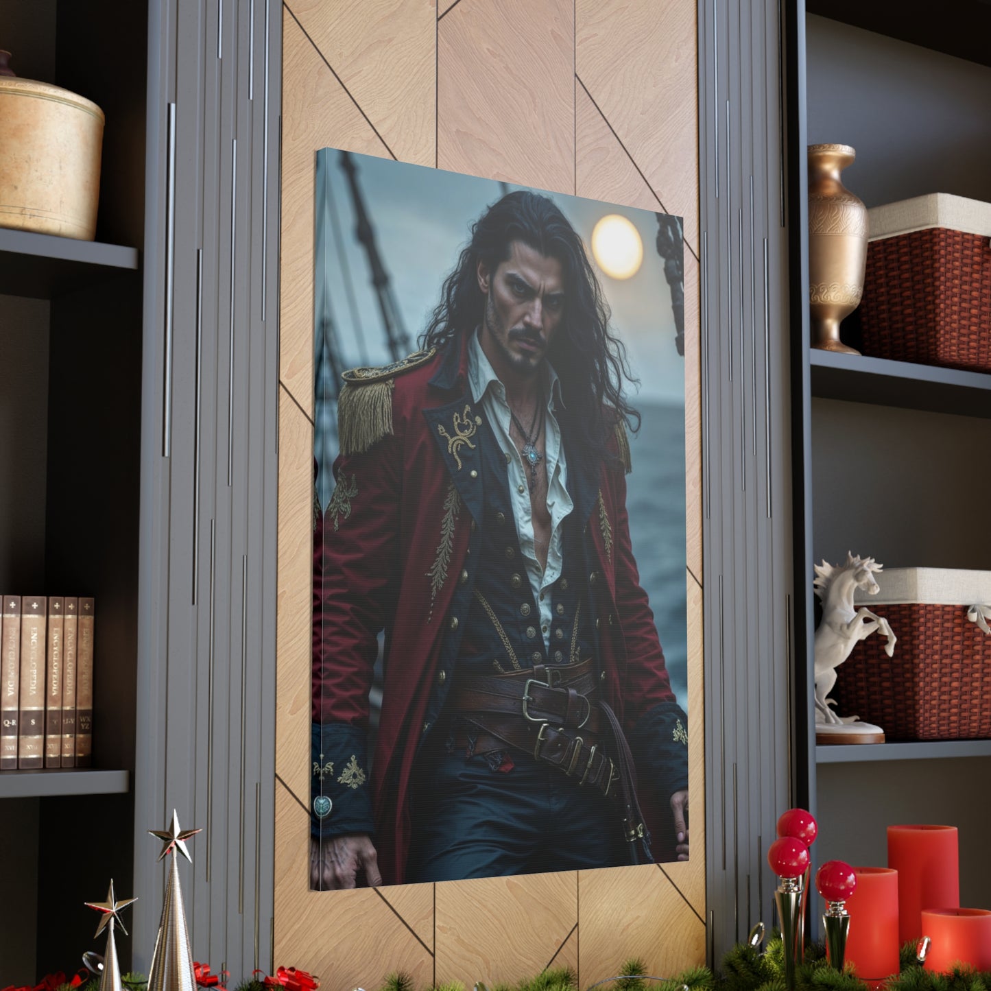 Vampire Pirate Captain | Custom Portrait with Your Photos