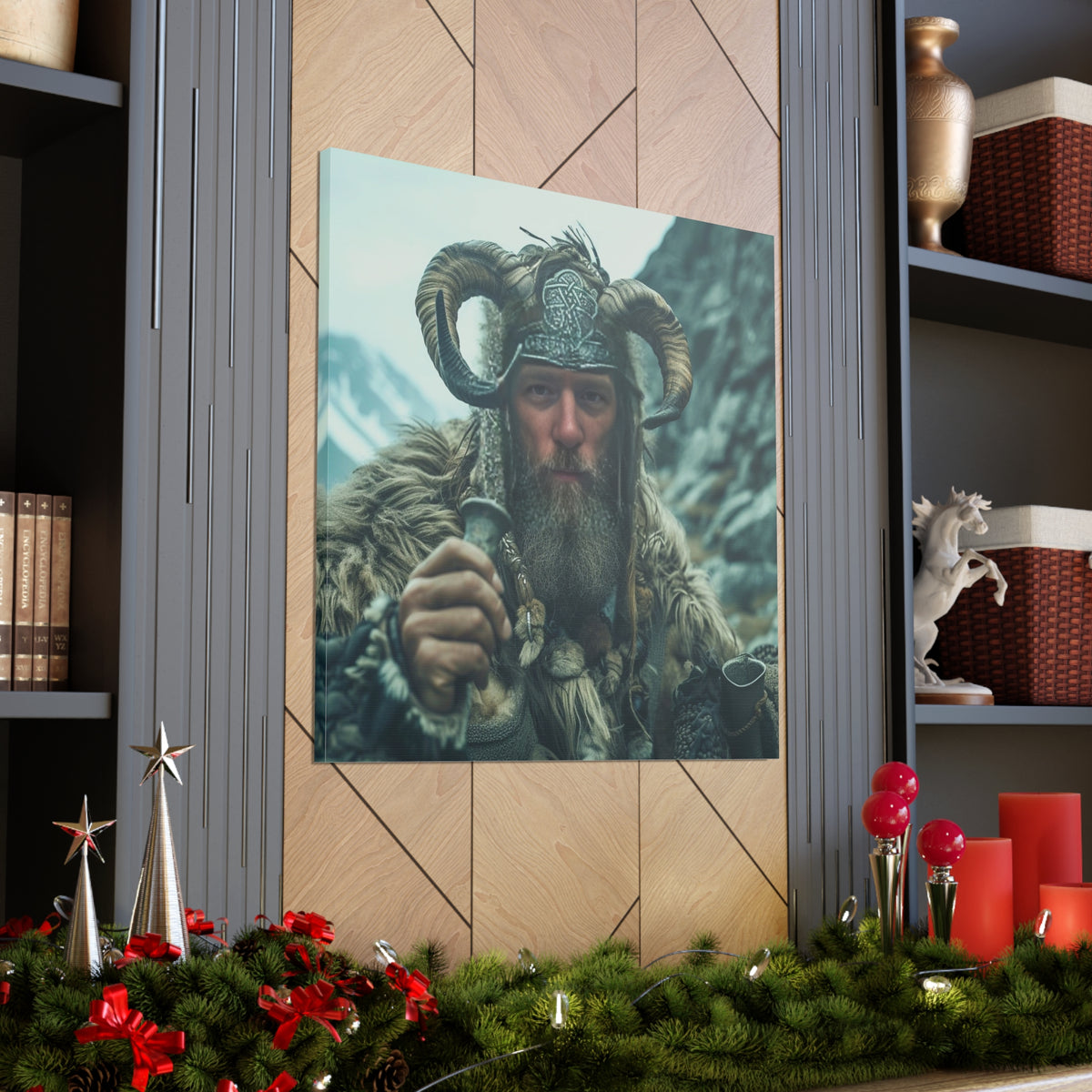 Viking Warlord | Custom Portrait with Your Photos