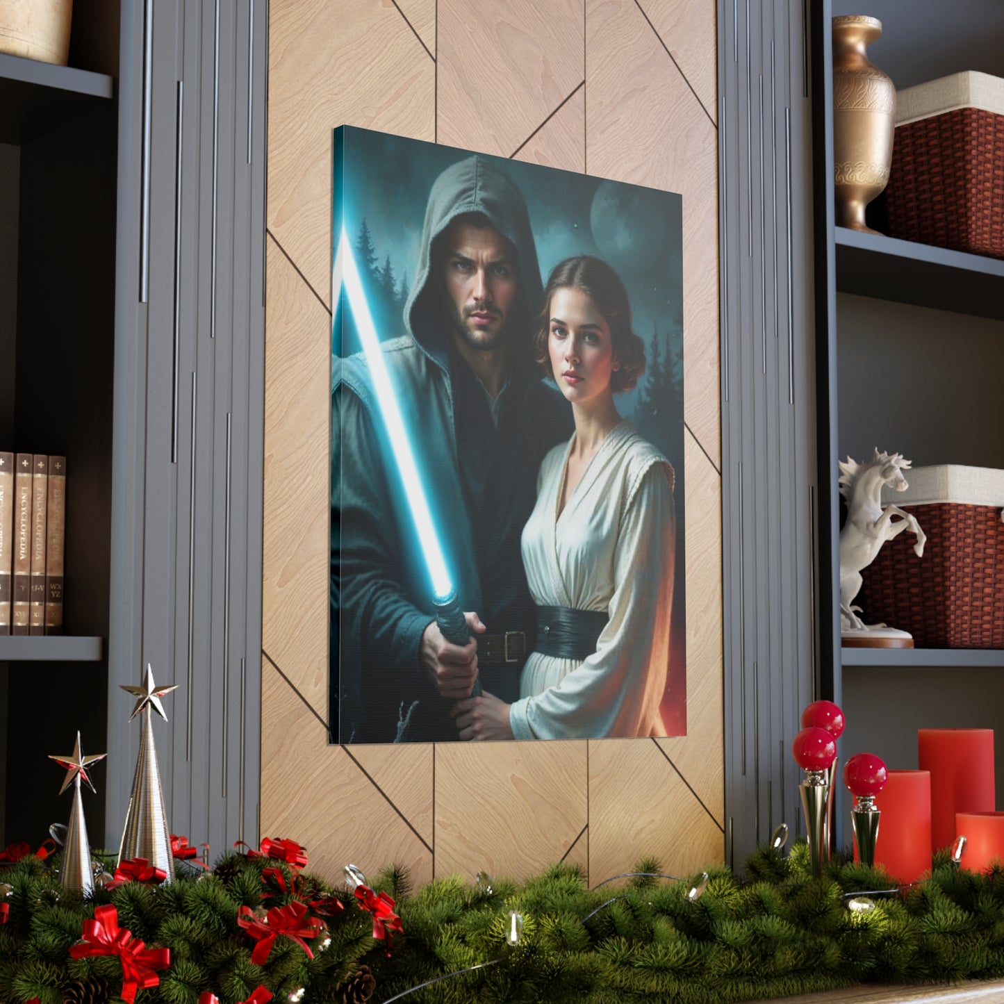 Force-Bound Couple | Custom Portrait with Your Photos