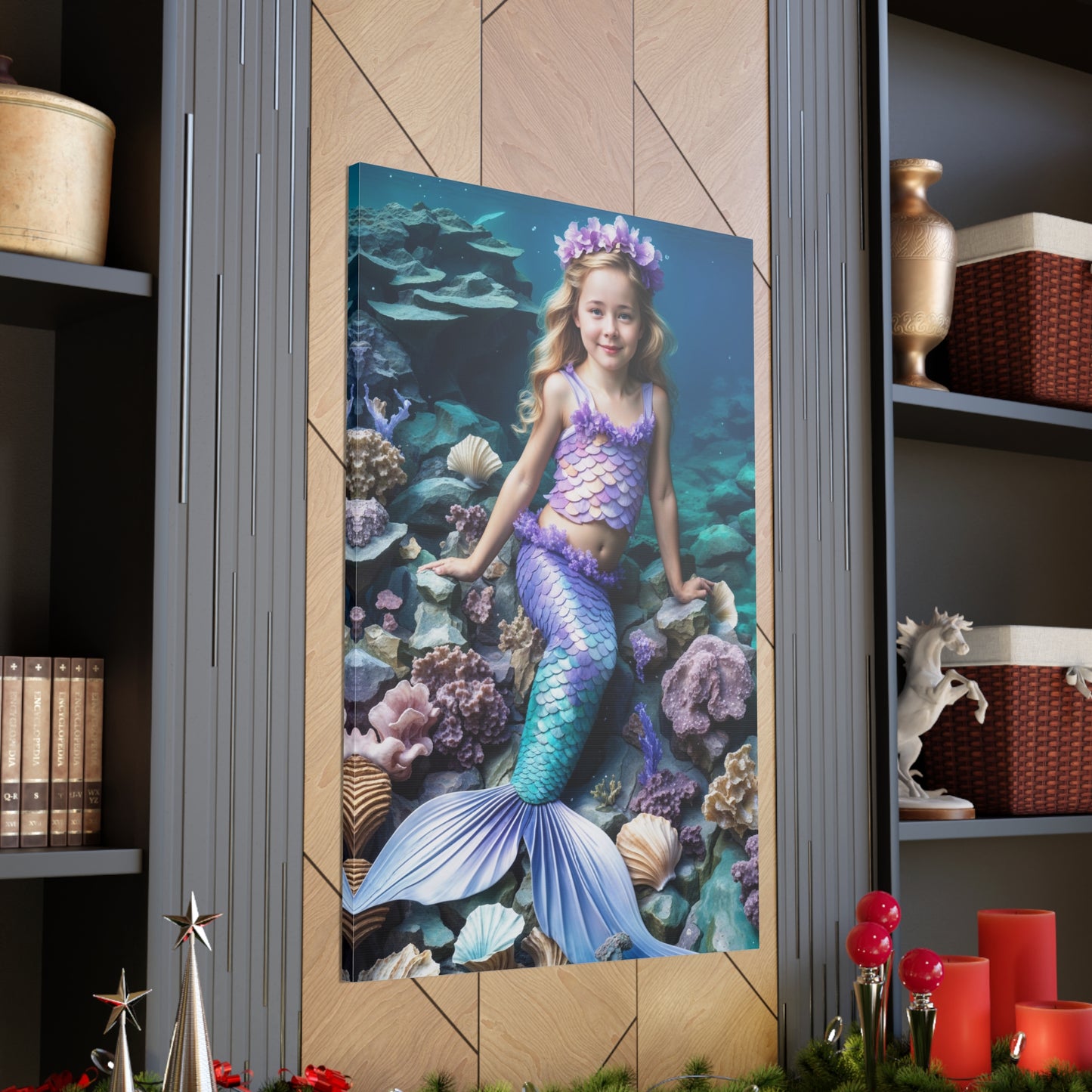 Little Mermaid Fantasy | Custom Portrait with Your Photos