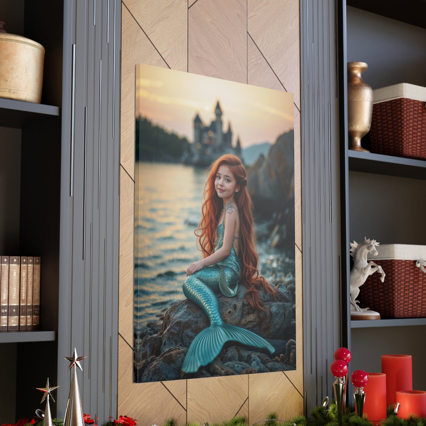 Mystic Mermaid Ocean Dream | Custom Portrait with Your Photos