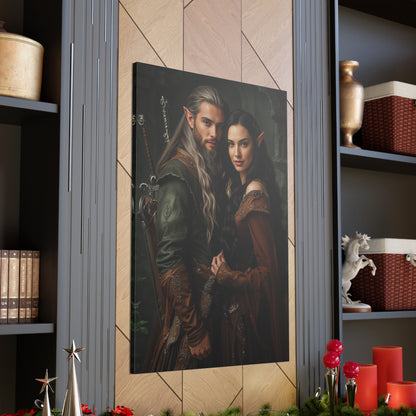 Elven Kingdom Love | Custom Portrait with Your Photos