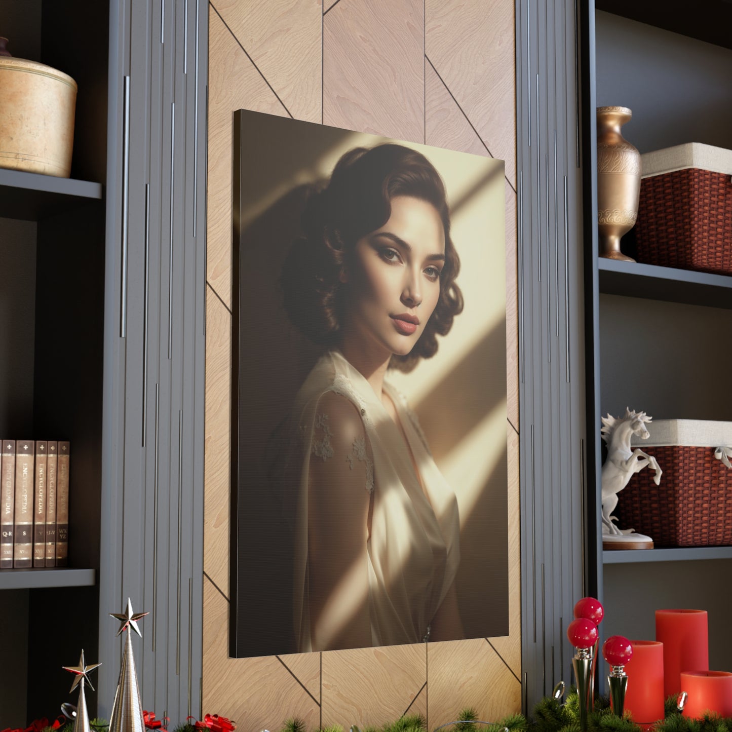 Vintage Hollywood Glam | Custom Portrait with Your Photos