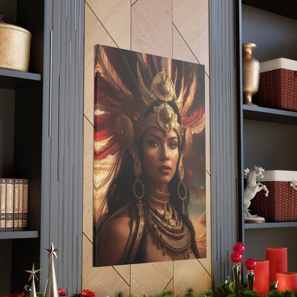 Aztec Empress | Custom Portrait with Your Photos