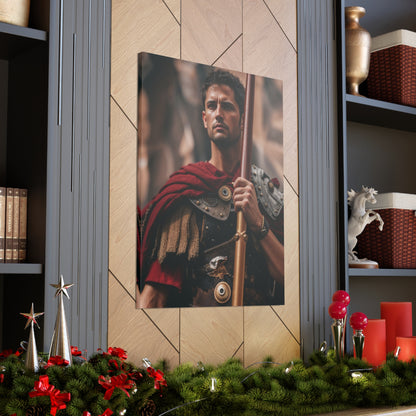 Heroic Warrior Portrait | Personalized Gift with Your Photos