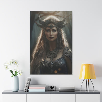 Mythic Elven Queen | Custom Portrait with Your Photos