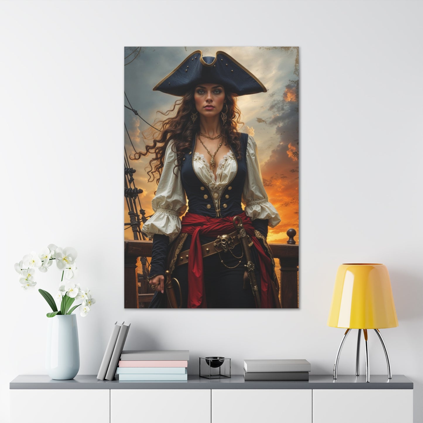 Fearless Pirate Queen | Custom Portrait with Your Photos
