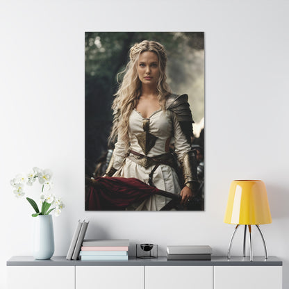 Epic Warrior Queen | Custom Portrait with Your Photos