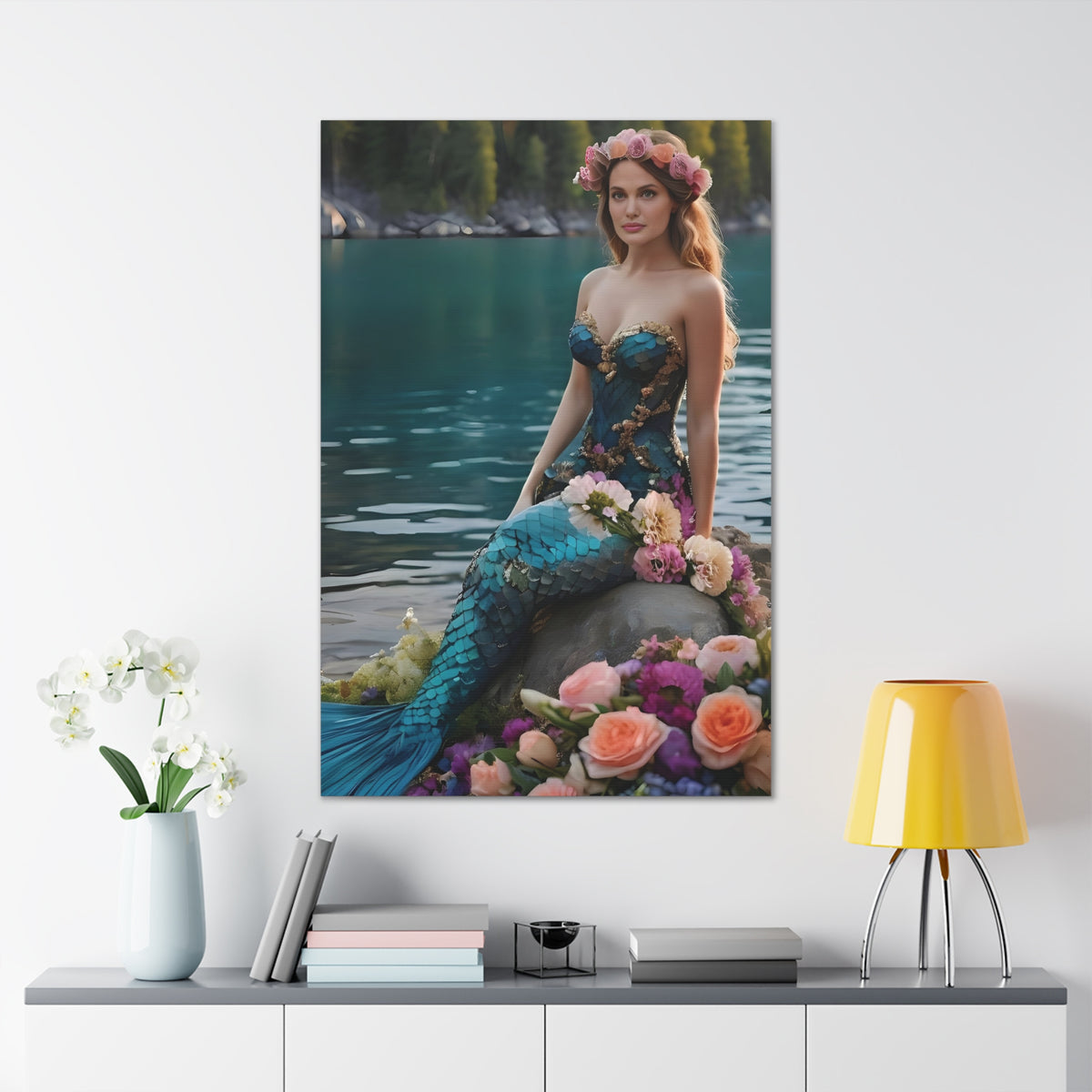 Mythic Mermaid | Custom Portrait with Your Photos