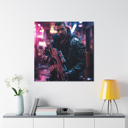 Cyberpunk Hero | Custom Portrait with Your Photos