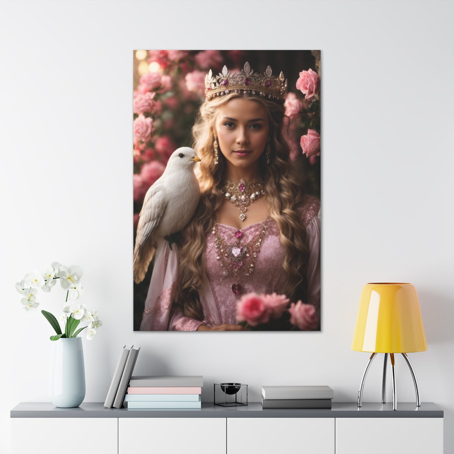 Enchanted Rose Princess | Custom Portrait with Your Photos