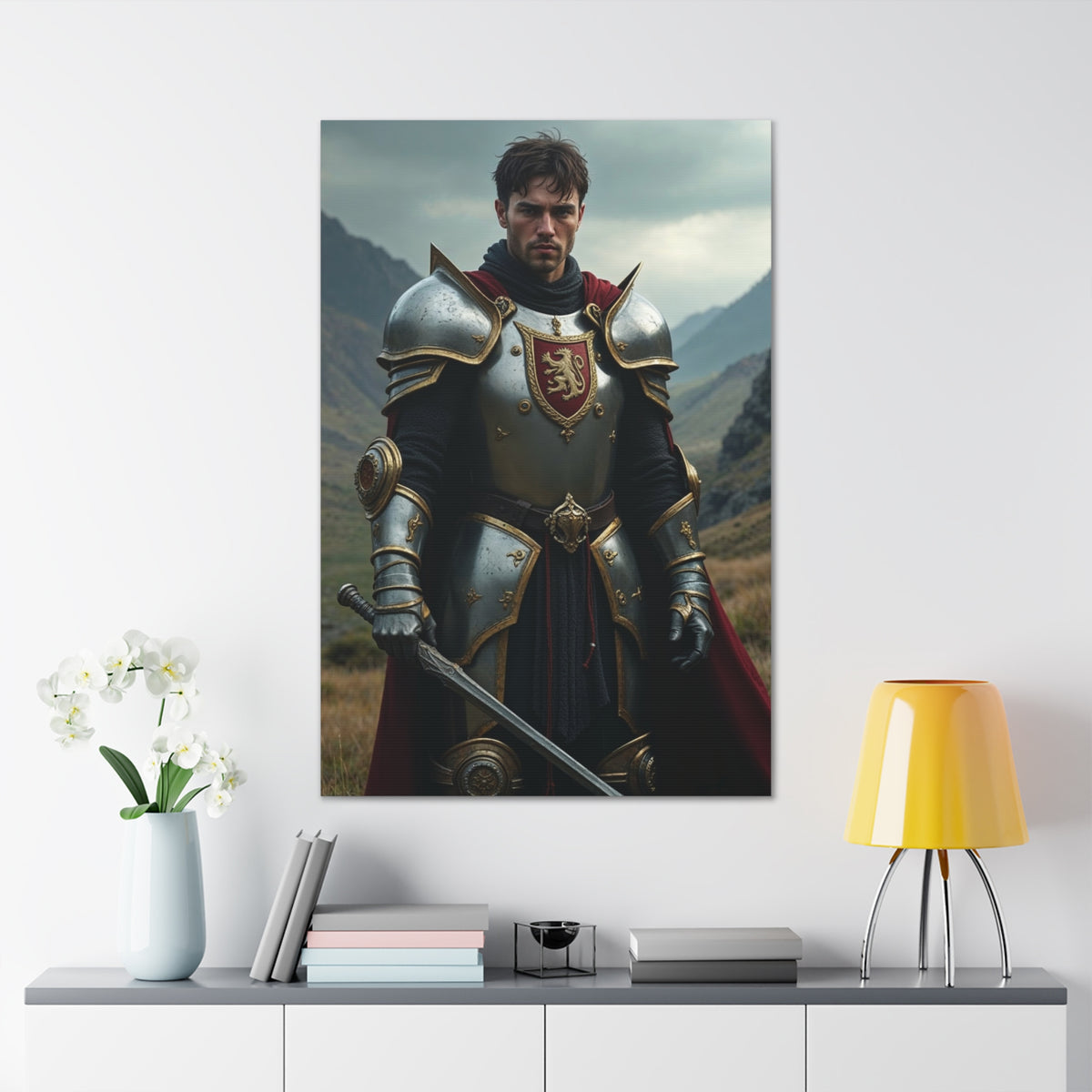 Epic Knight Portrait | Personalized Gift with Your Photos