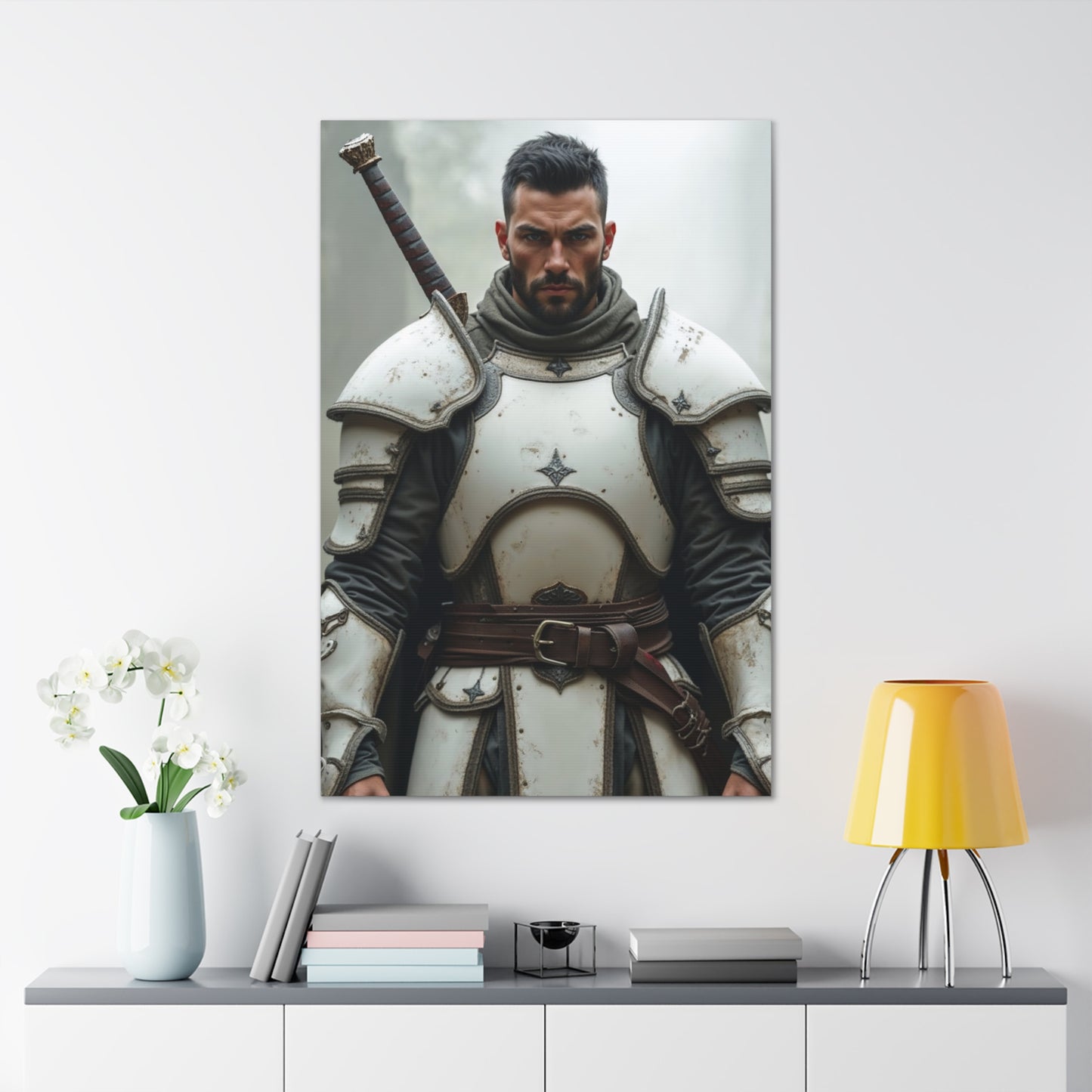 Heroic Knight Art | Personalized Gift with Your Photos