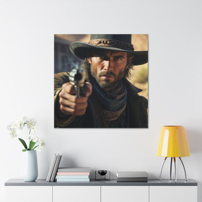 Western Legend Portrait | Personalized Gift with Your Photos
