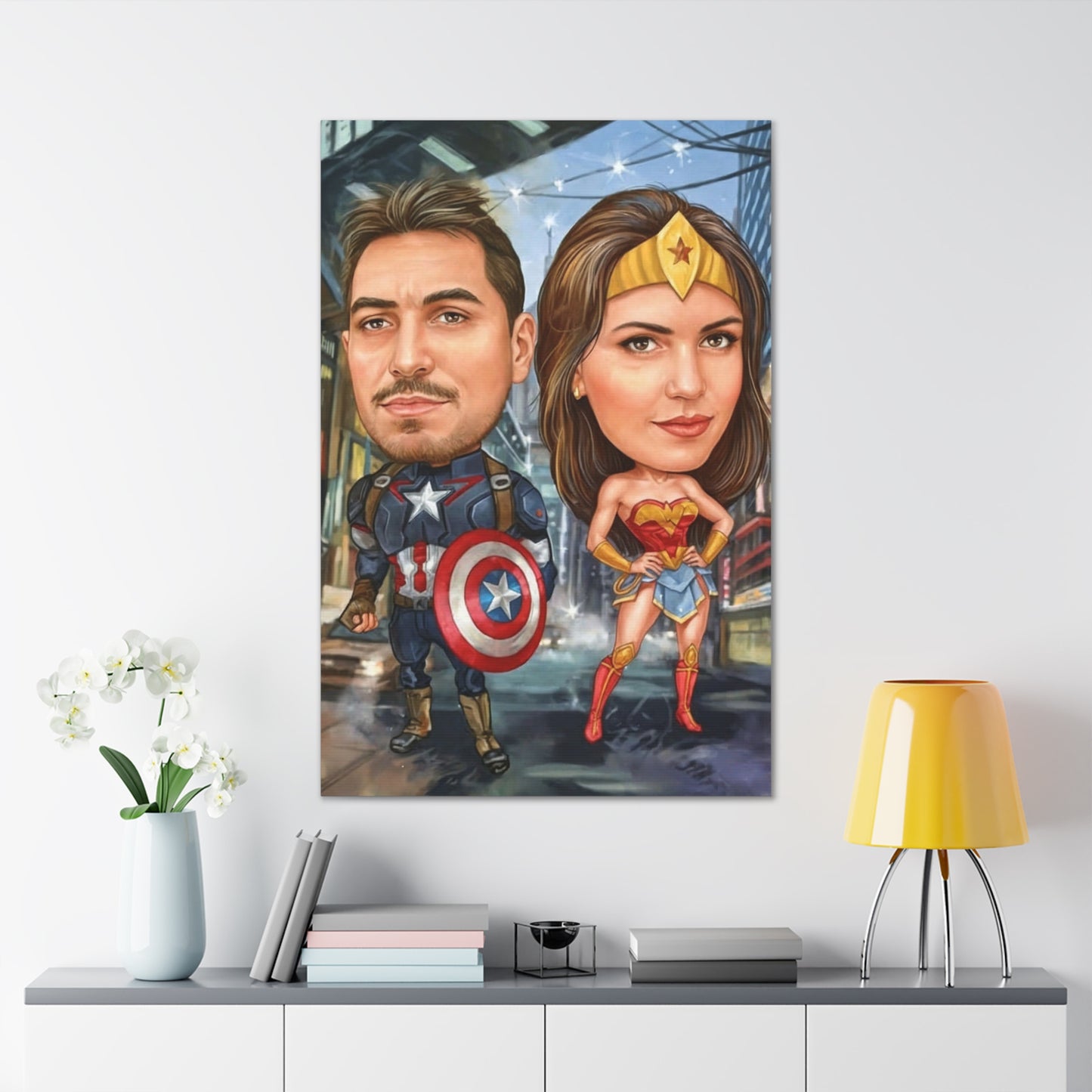 Superhero Caricature | Custom Portrait with Your Photos