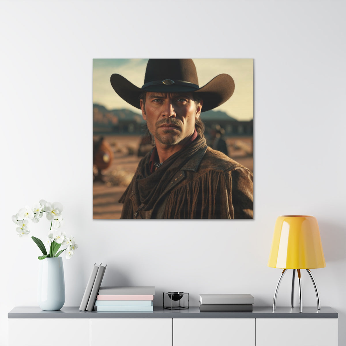 Cowboy Adventure Portrait | Personalized Gift with Your Photos