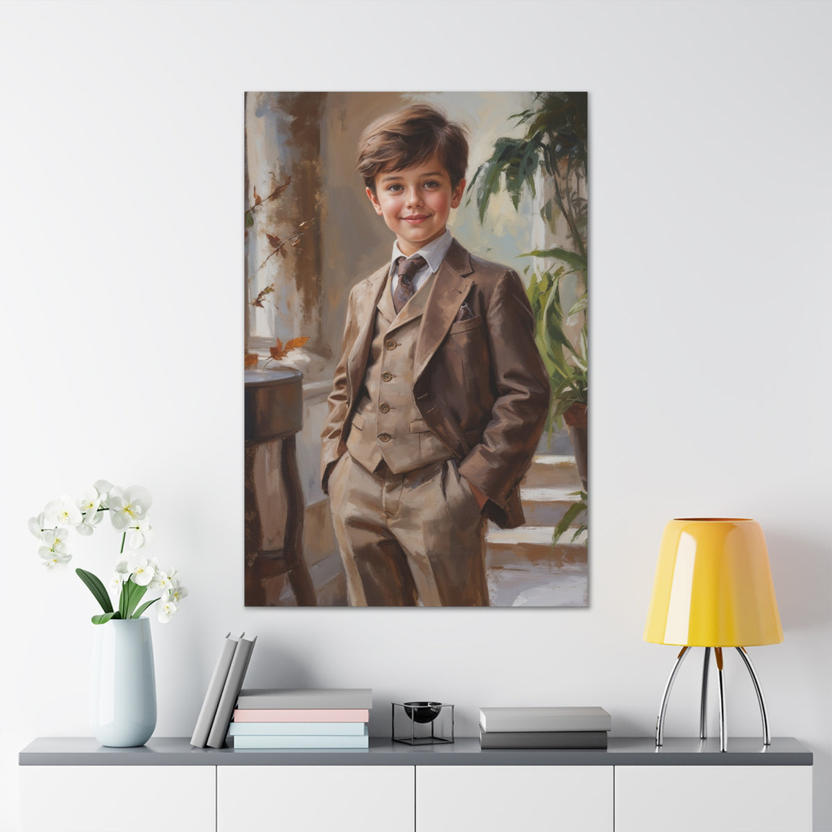 Dapper Child Portrait | Personalized Gift with Your Photos