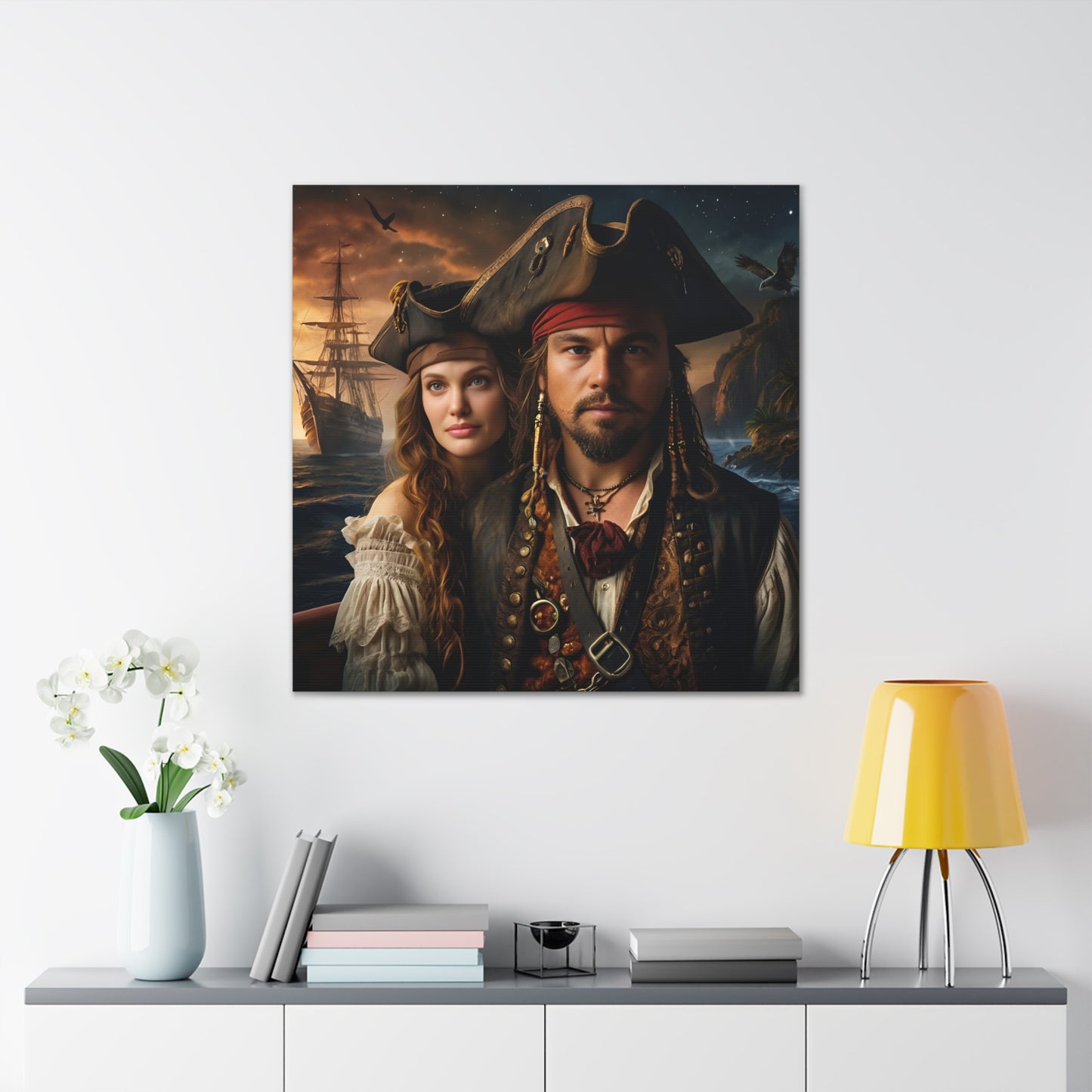The Pirates Couple | Custom Portrait with Your Photos