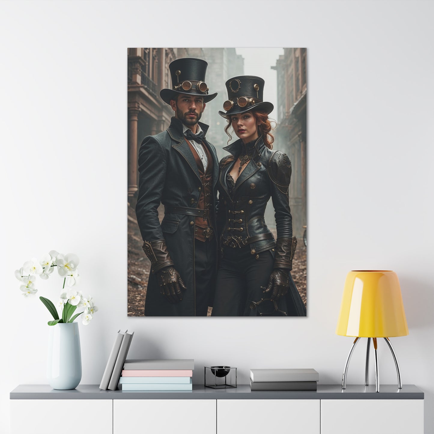 Steampunk Duo Art | Personalized Gift with Your Photos