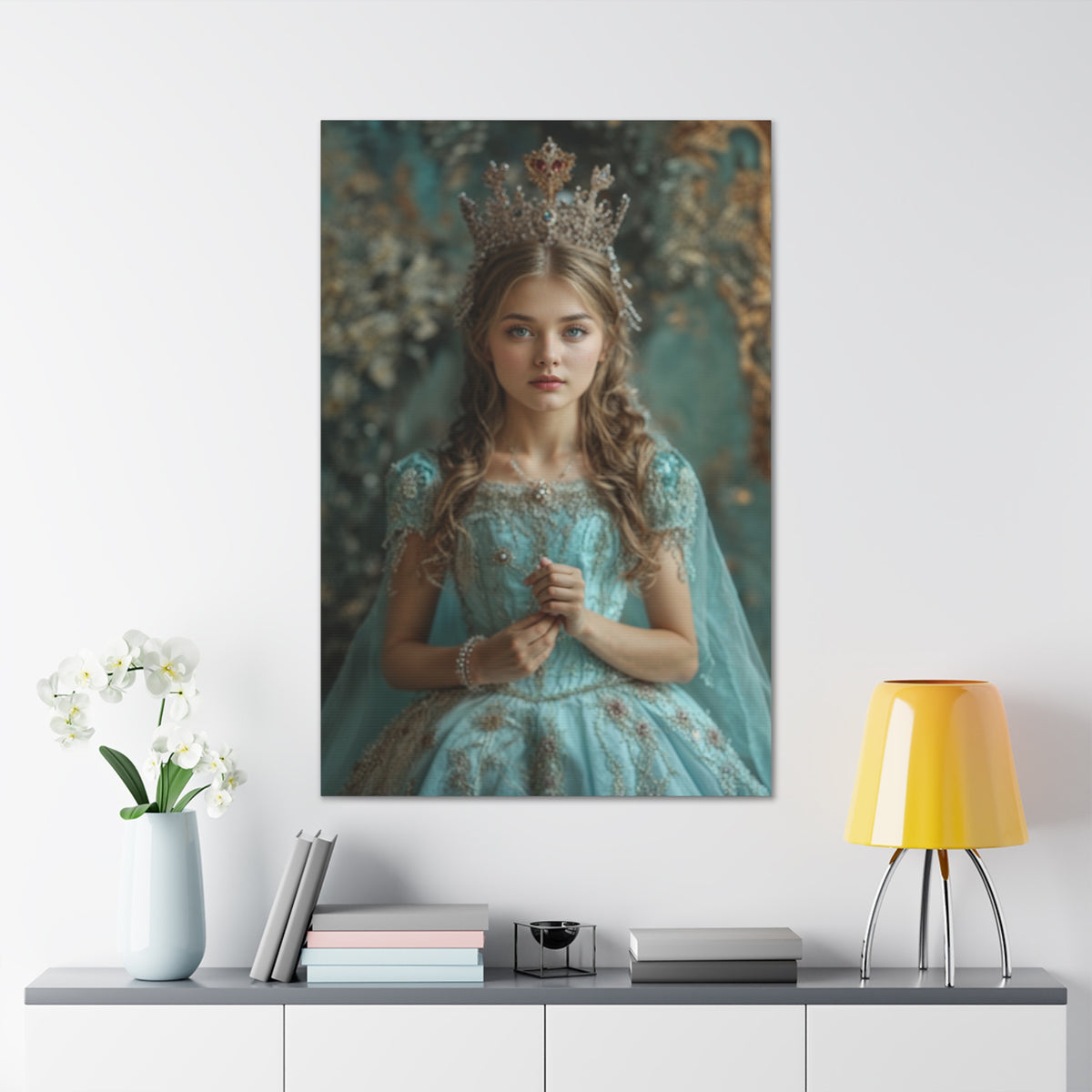 Royal Elegance Portrait | Personalized Gift with Your Photos