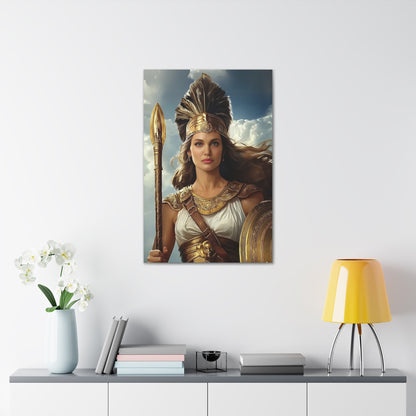 Warrior Goddess Portrait | Personalized Gift with Your Photos