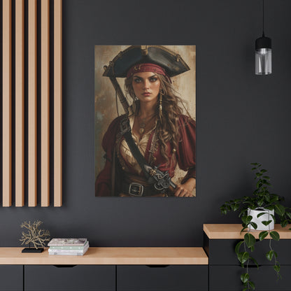 Fierce Pirate Queen | Custom Portrait with Your Photos