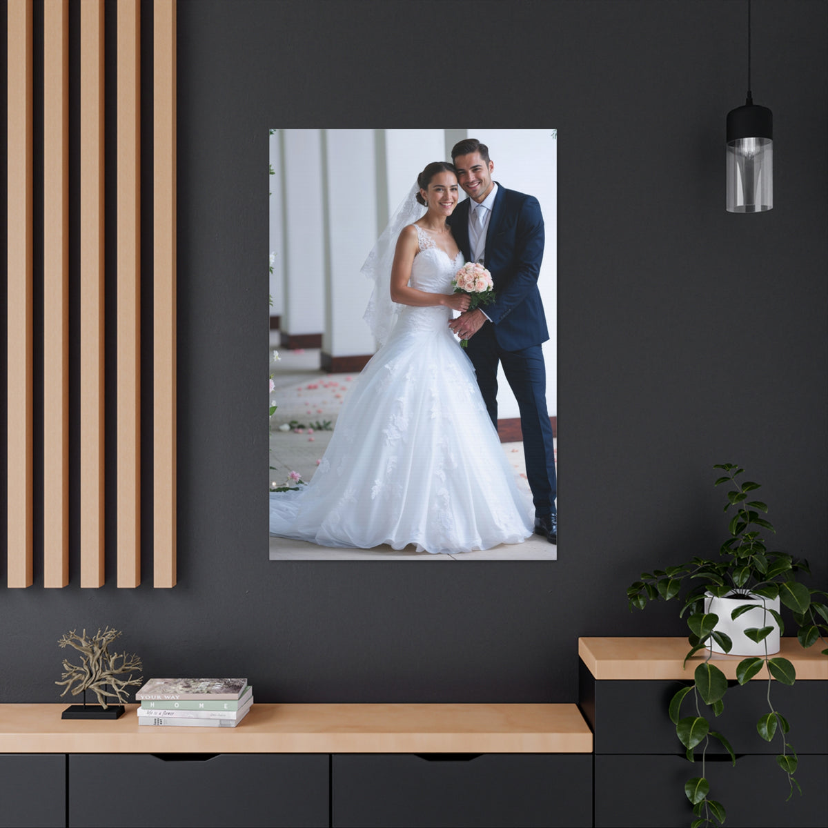 Wedding Day Magic | Custom Portrait with Your Photos