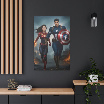 Heroic Duo Art | Custom Portrait with Your Photos