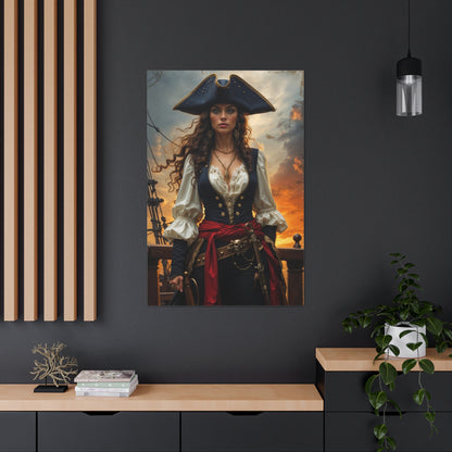 Fearless Pirate Queen | Custom Portrait with Your Photos