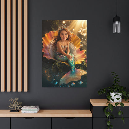 Little Mermaid Magic | Custom Portrait with Your Photos