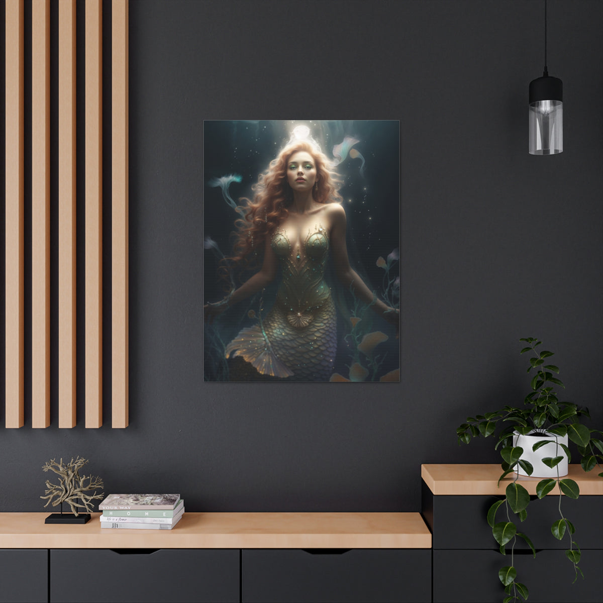 Mystic Mermaid Muse | Custom Portrait with Your Photos