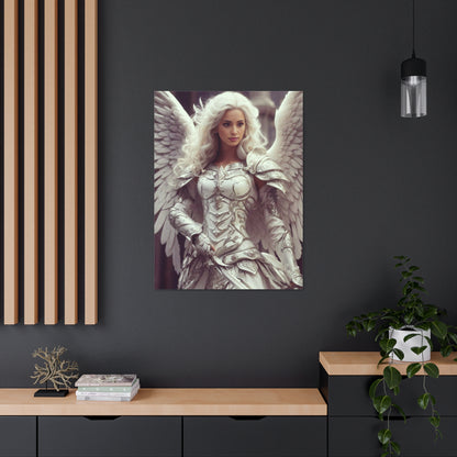 Celestial Guardian Warrior | Custom Portrait with Your Photos
