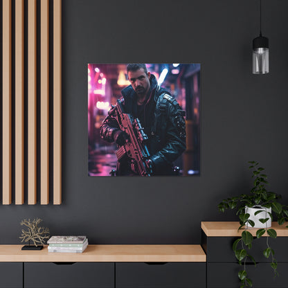 Cyberpunk Hero | Custom Portrait with Your Photos