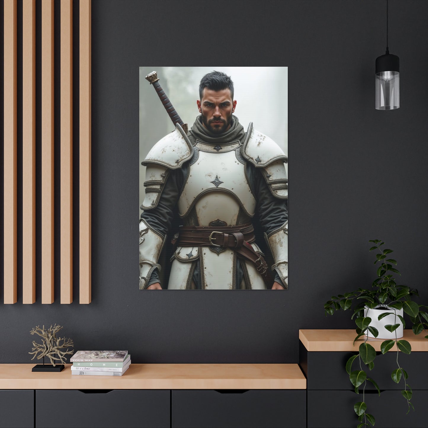 Heroic Knight Art | Personalized Gift with Your Photos