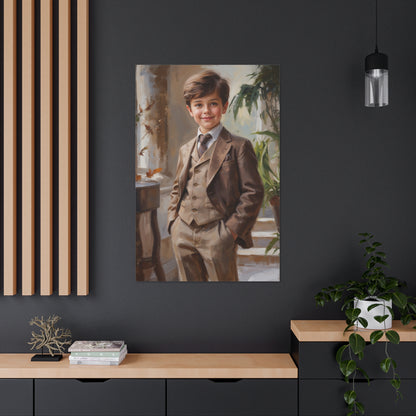 Dapper Child Portrait | Personalized Gift with Your Photos